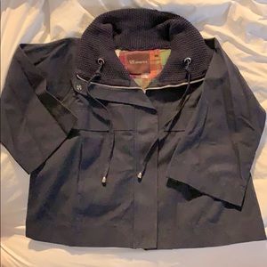 525 america 3/4 length sleeve navy coat large